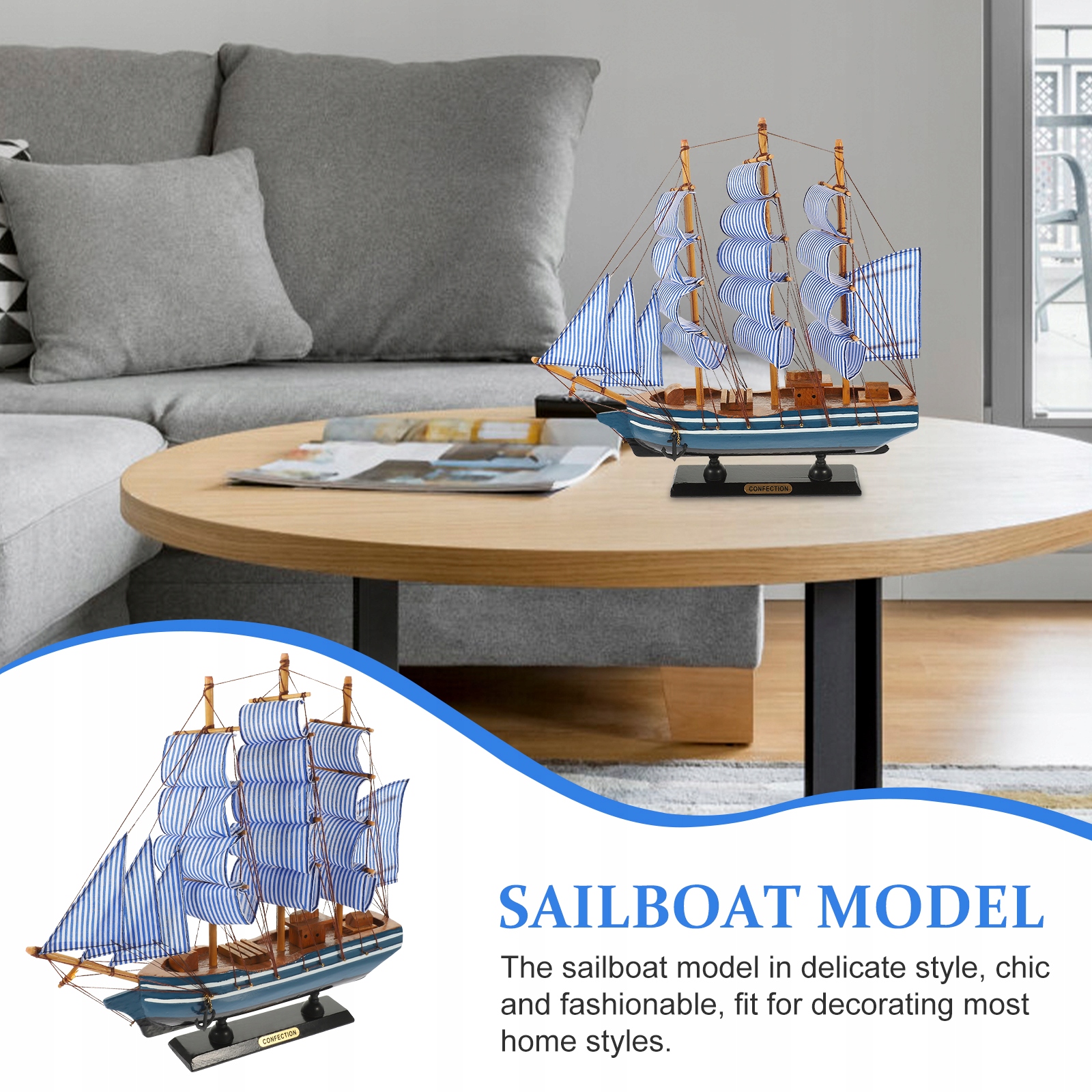 Ozdoby do modeli żaglówek Liczba elementów w zestawie 1 szt.