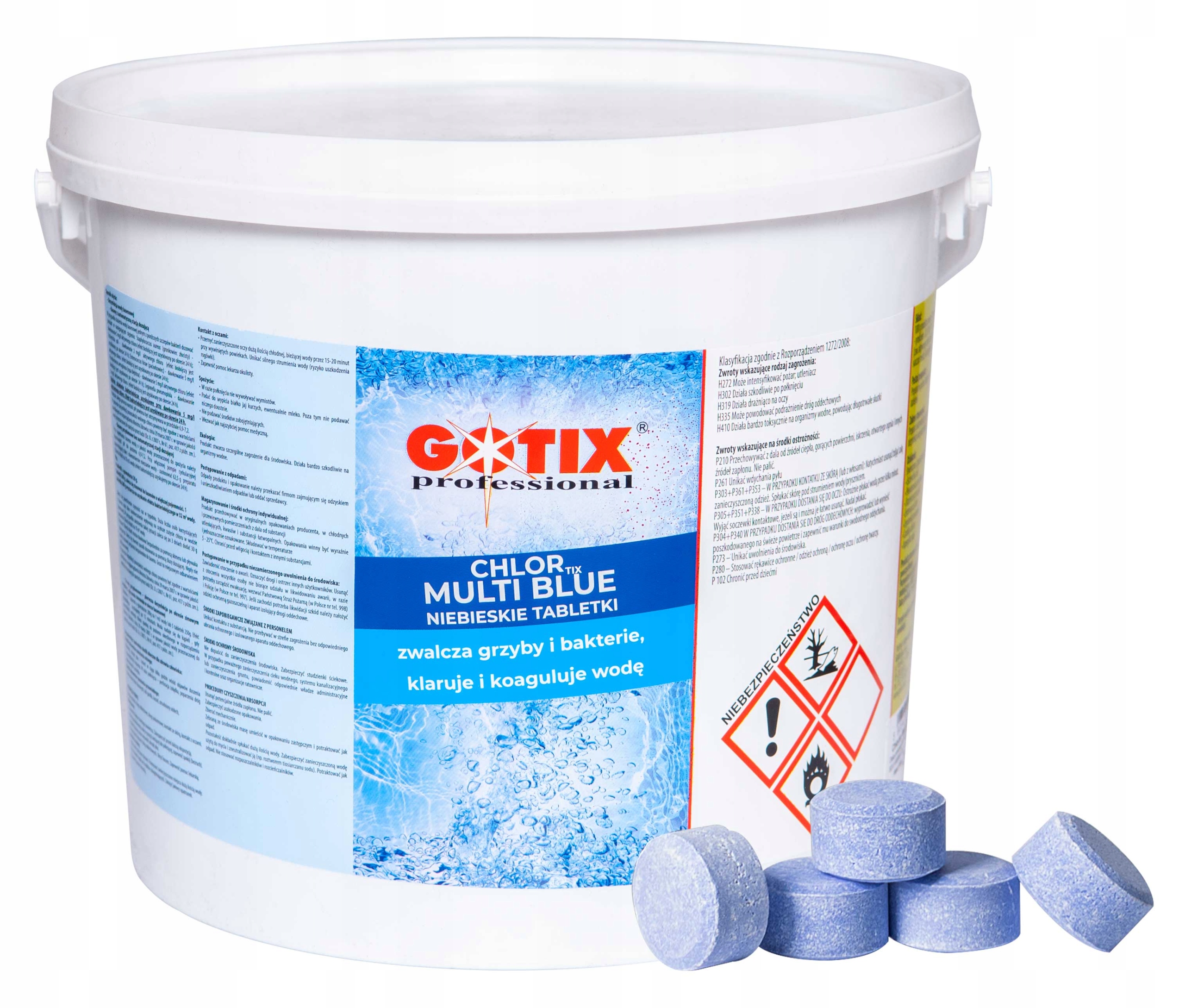 

Multi Chlor Blue Tabletki Chlorowe 20g Gotix 5kg