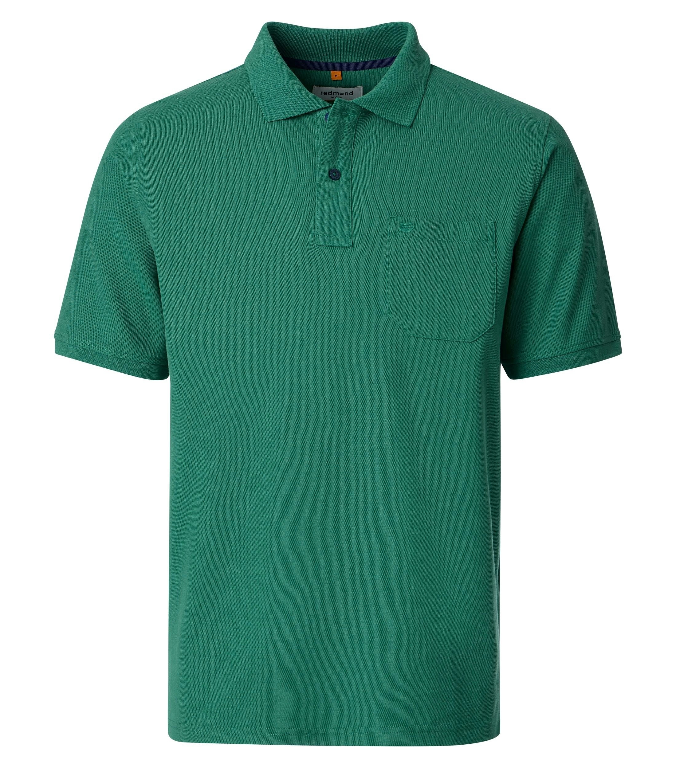 Redmond Velké Velikosti Polokošile Zelená Bavlna 6XL 160 cm