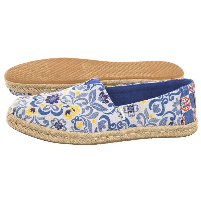 Espadrilky Toms Alpargata Rope Mediterranean Tiles