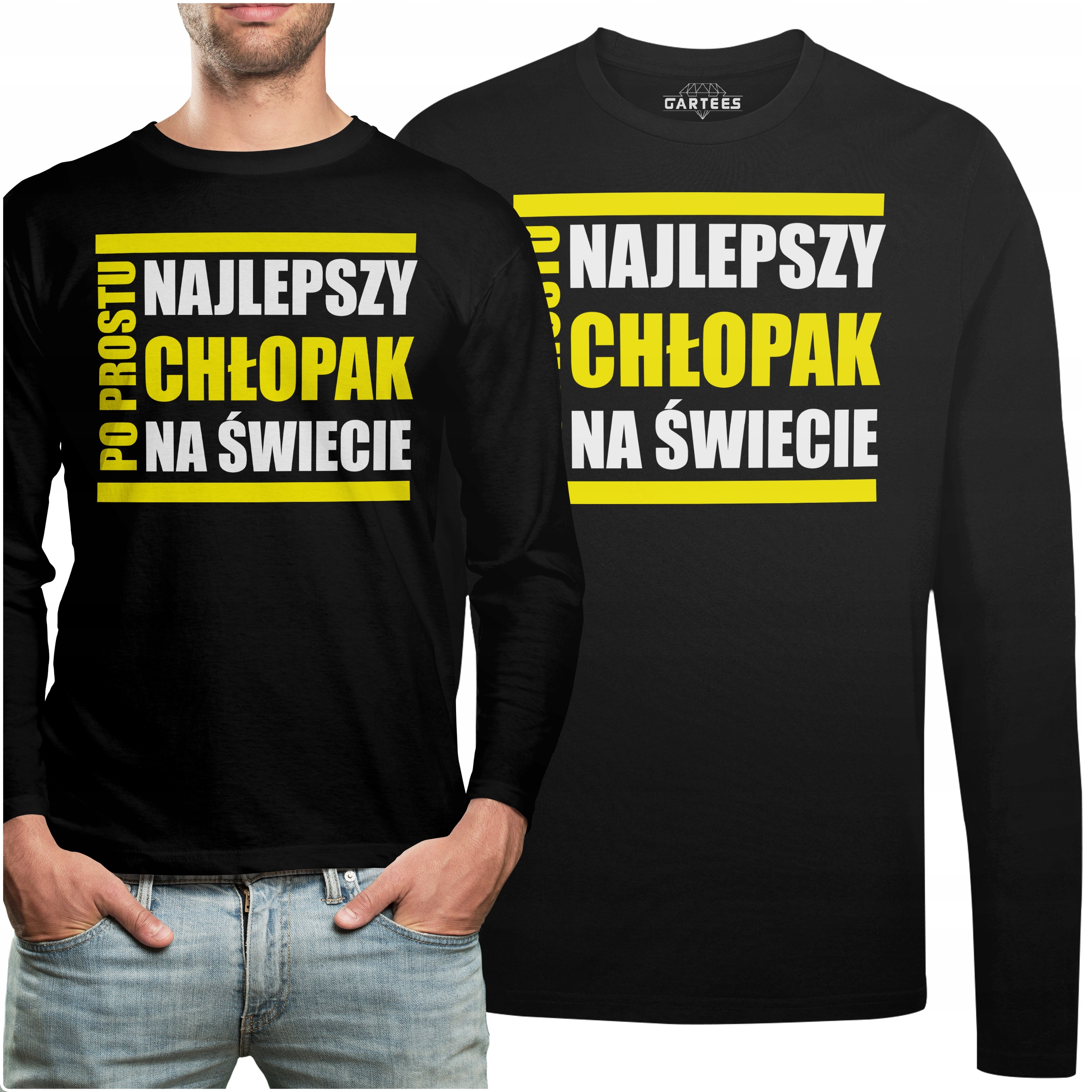 

Koszulka Long Napis Po Prostu Najlepszy Chłopak