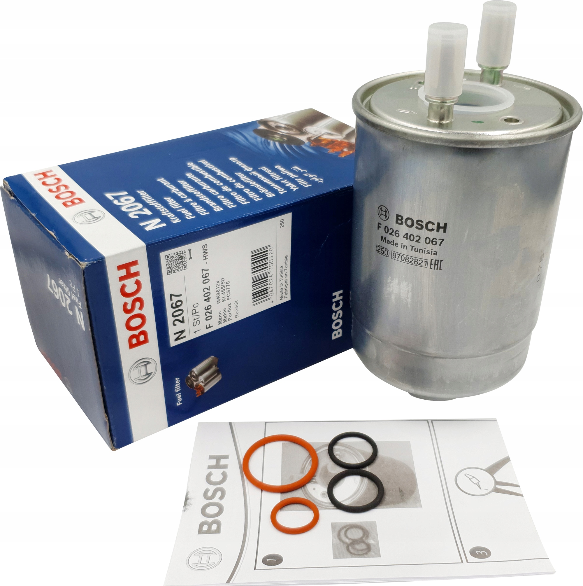 026 402 - ПАЛИВНИЙ ФІЛЬТР BOSCH RENAULT MEGANE III 2.0 DCI