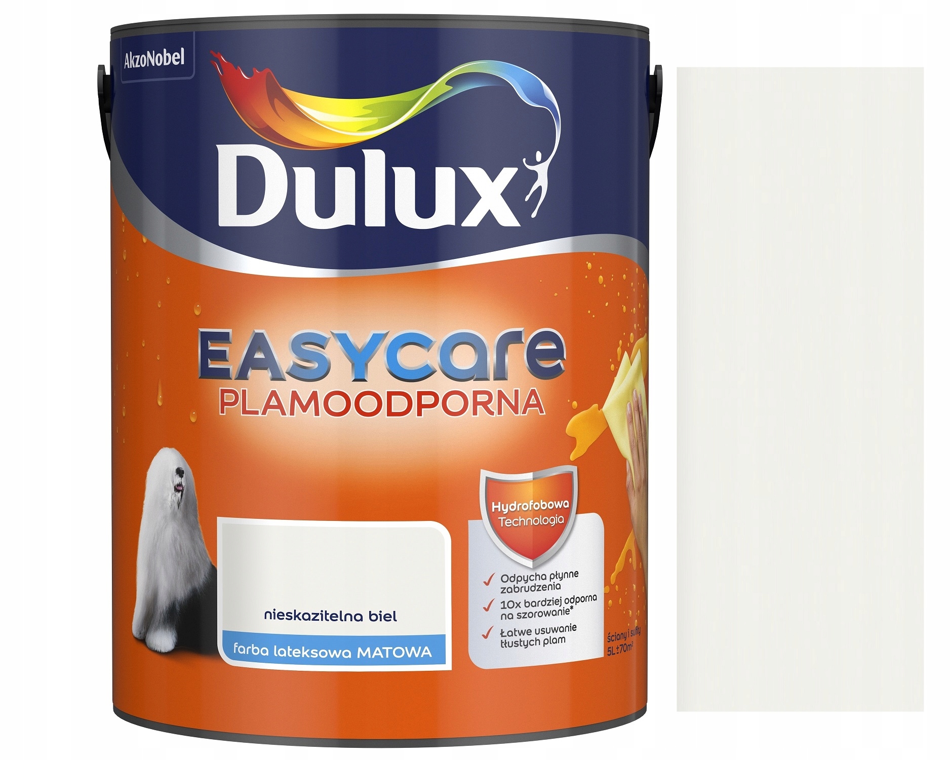 

Dulux Farba Easycare Nieskazitelna Biel 5L