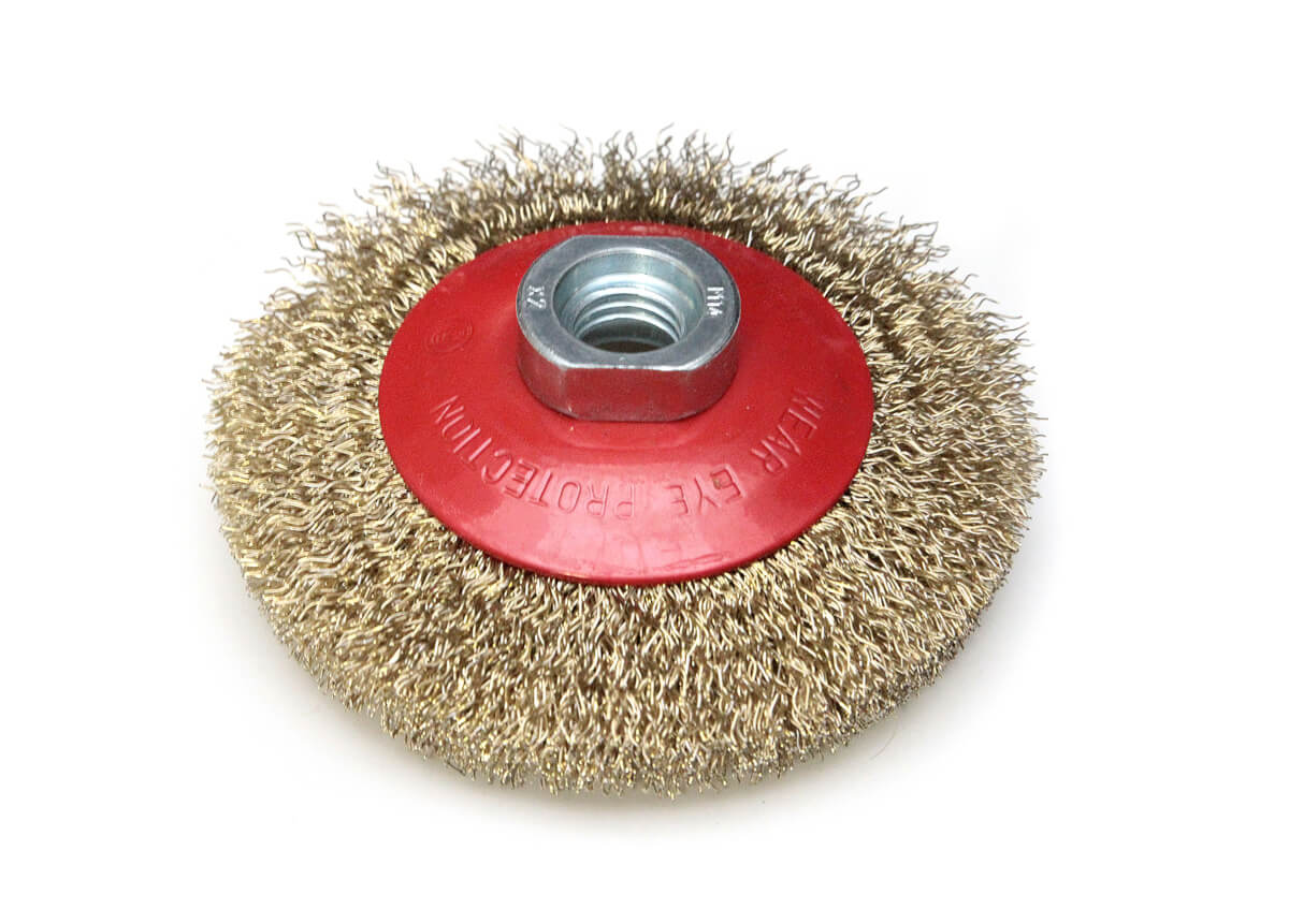 

Dedra Szczotka druciana tarczowa mosiądz. 115 mm