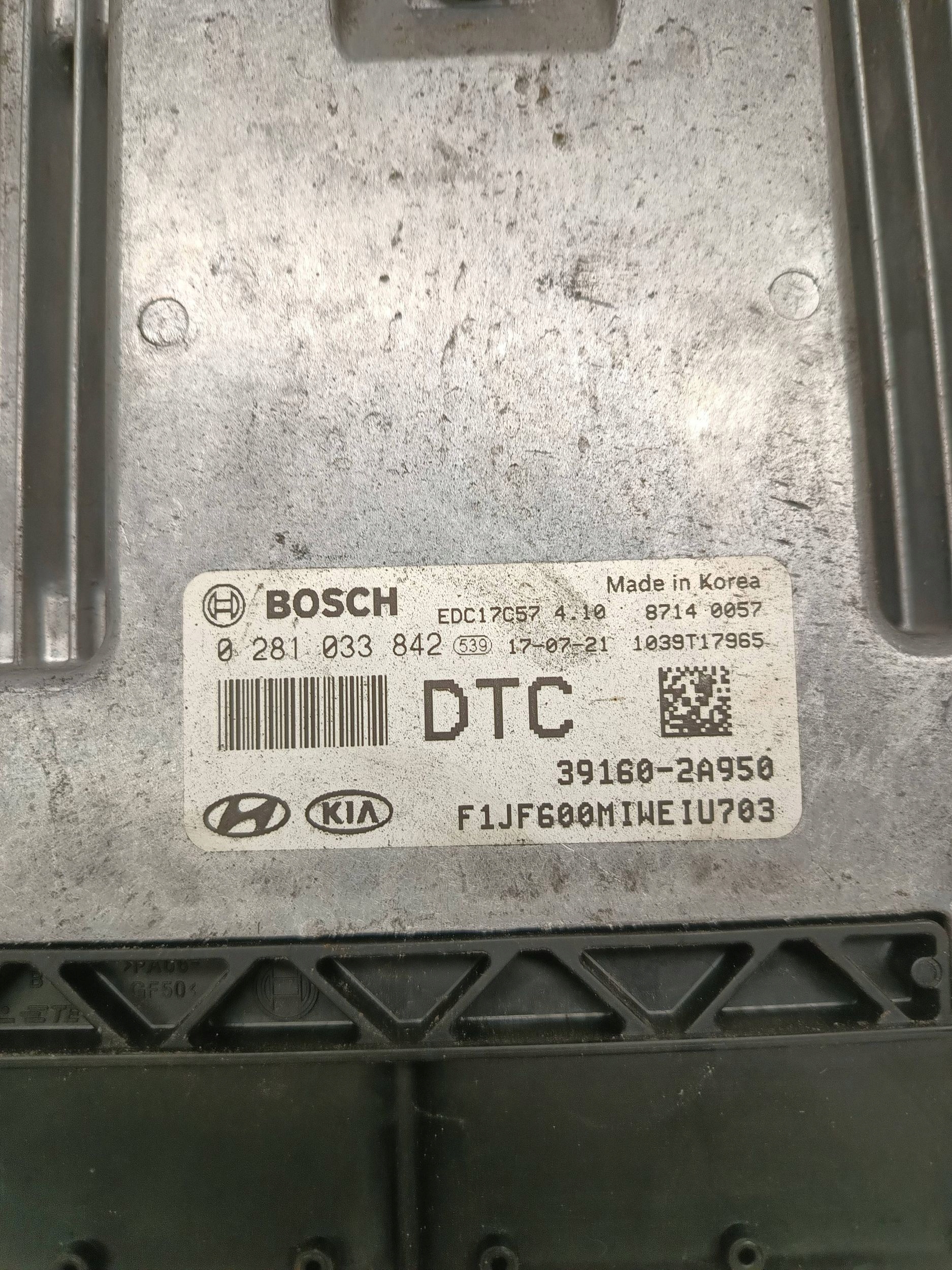 KIA OPTIMA IV computer running board STARTOWY 1.7CRDI 39160-2A950
