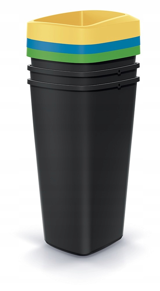 Levně Sada odpadkových košů Compacto 3x25 L černá