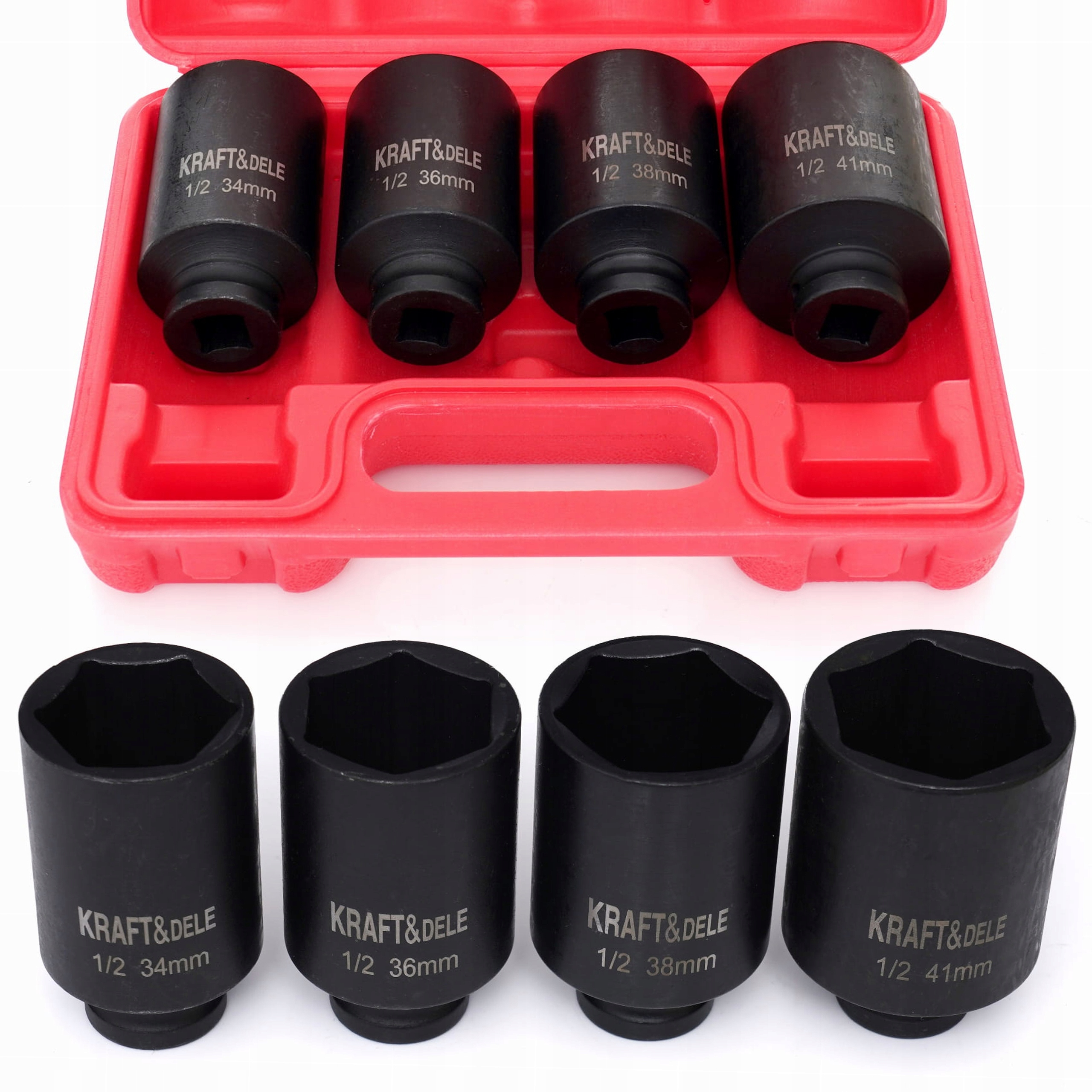 Nasadki Udarowe Klucze Udarowe Do Piast Półosi 1/2" 34-41 MM 6-kąt Vw Audi