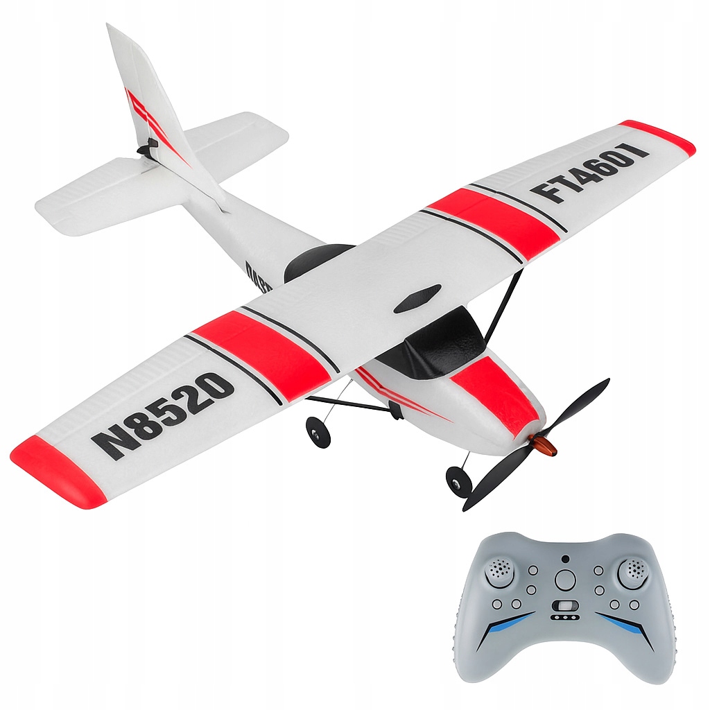 Dálkově Ovládaný Rc Letoun Bezkartáčový Cessna 182 Gyroskop Režim 3D Rtr