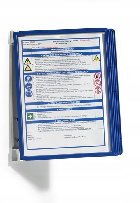 

Vario Wall 5, zestaw ścienny z 5 panelami A4