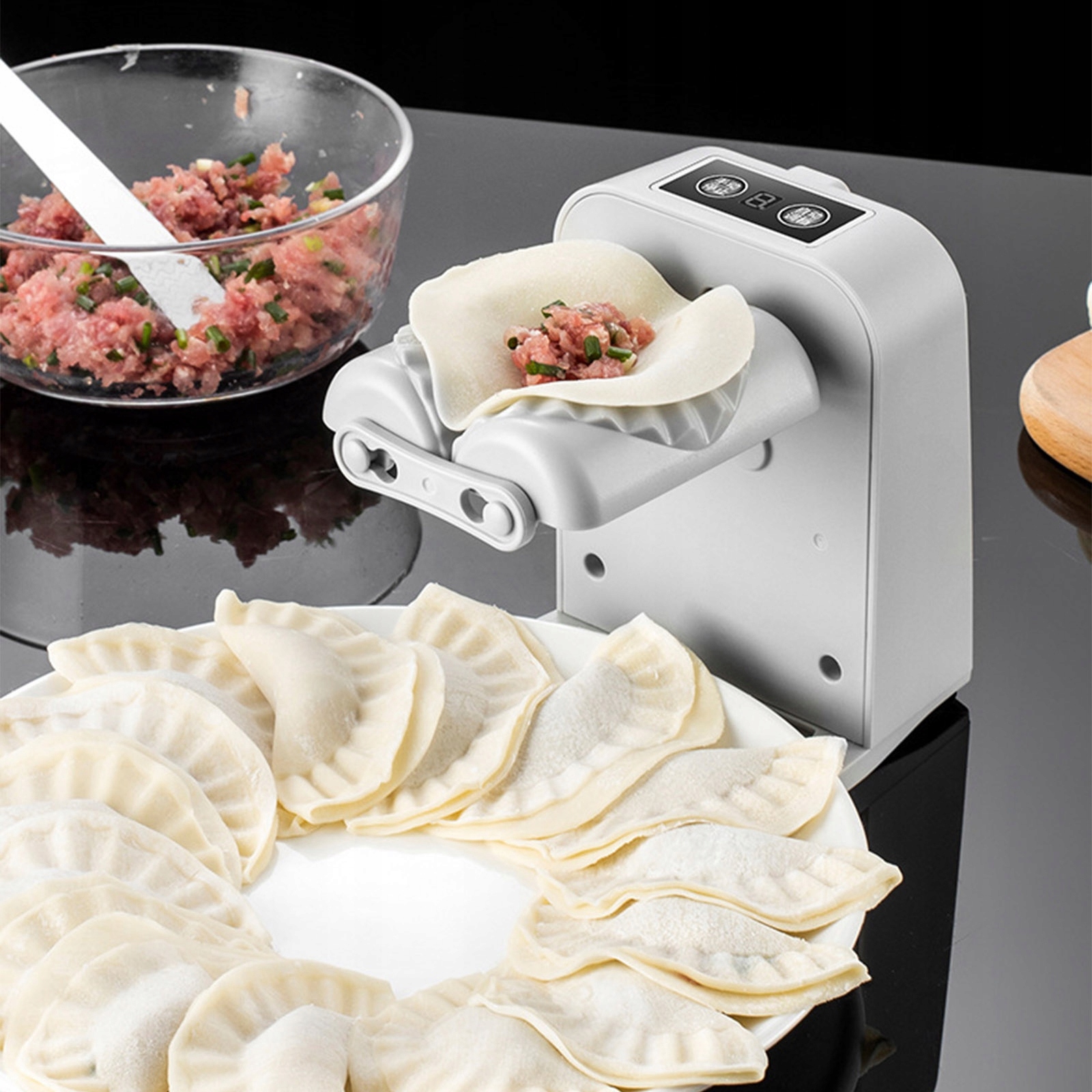 Automatyczna Elektryczna Maszynka do Robienia Lepienia Pierogów Pierogarka Marka f-zone