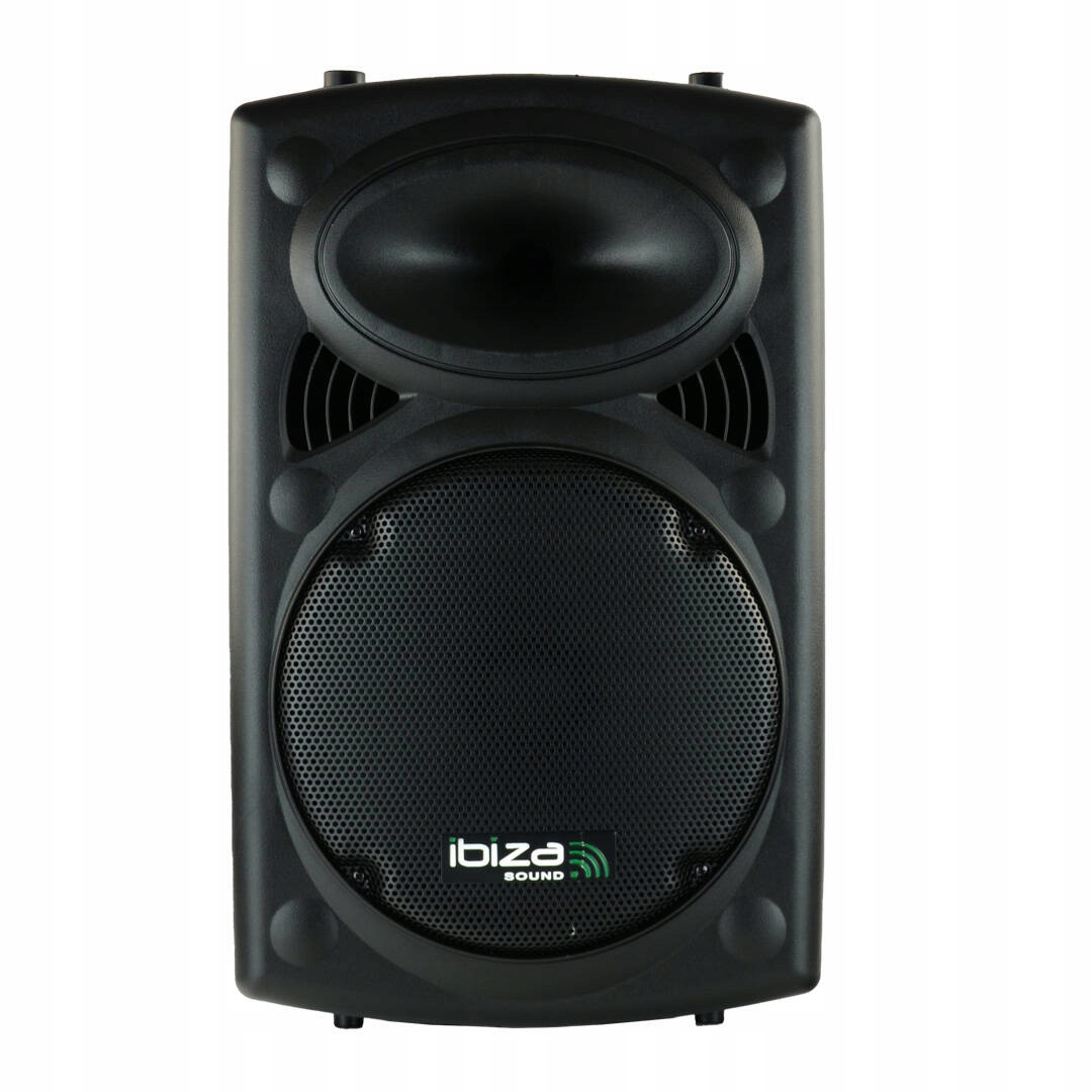 Zestaw nagłośnieniowy PORTY z FM USB TWS mikrofony UHF akumulator statywy Marka Ibiza