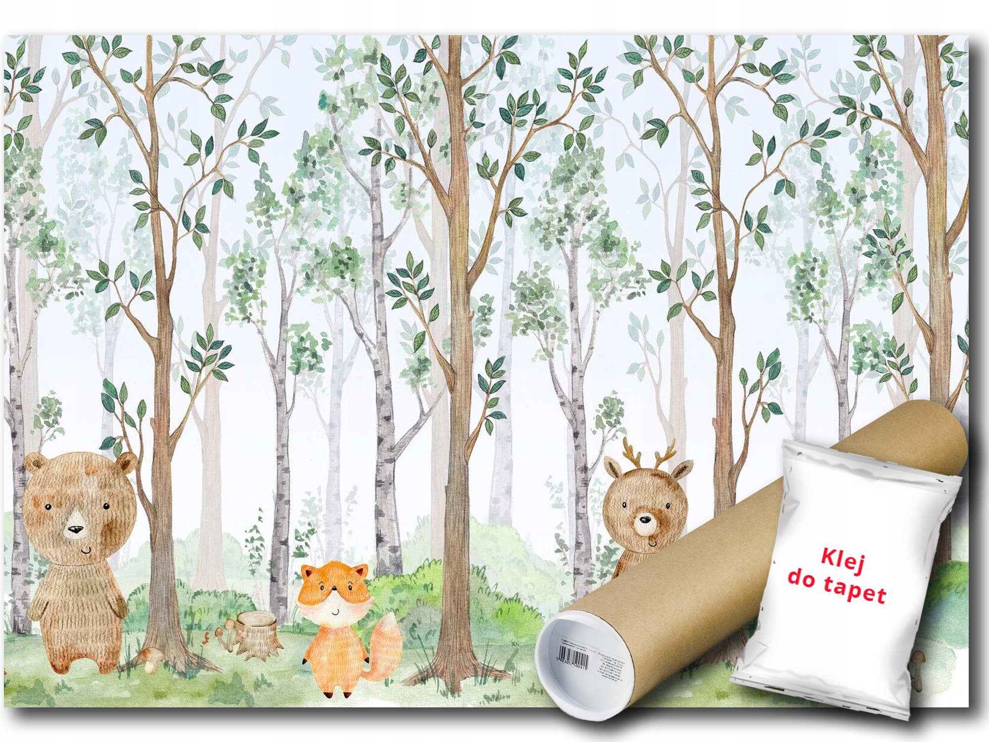 Fototapeta Flizelina Les Stromy Zvířata 312x219