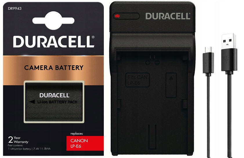 

Duracell LP-E6 Do Canon Eos 6D Mark II 60D 5D mk2