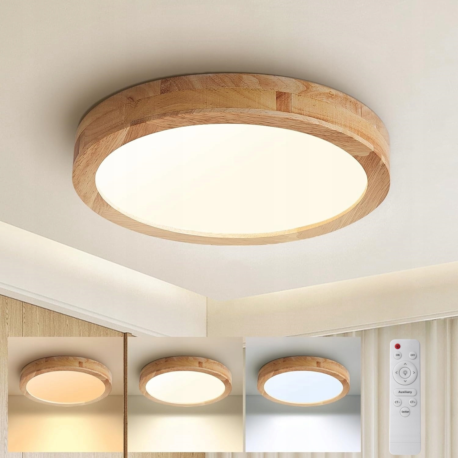 Moderná Stropná Lampa Stropné Svietidlo Led Dub Do Kuchyne Kúpeľne Štýlová