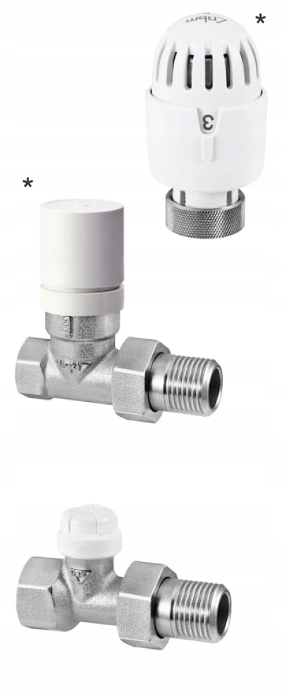 20790400 Sada termostatického úhlového ventilu 1/2" pro trubky řady