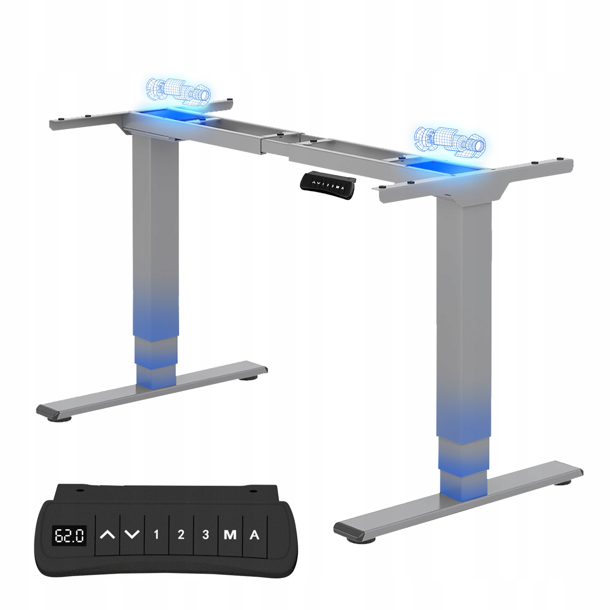 Flexispot Stelaż Elektryczny do Biurka z Regulacją Wysokości, Udźwig 160kg,