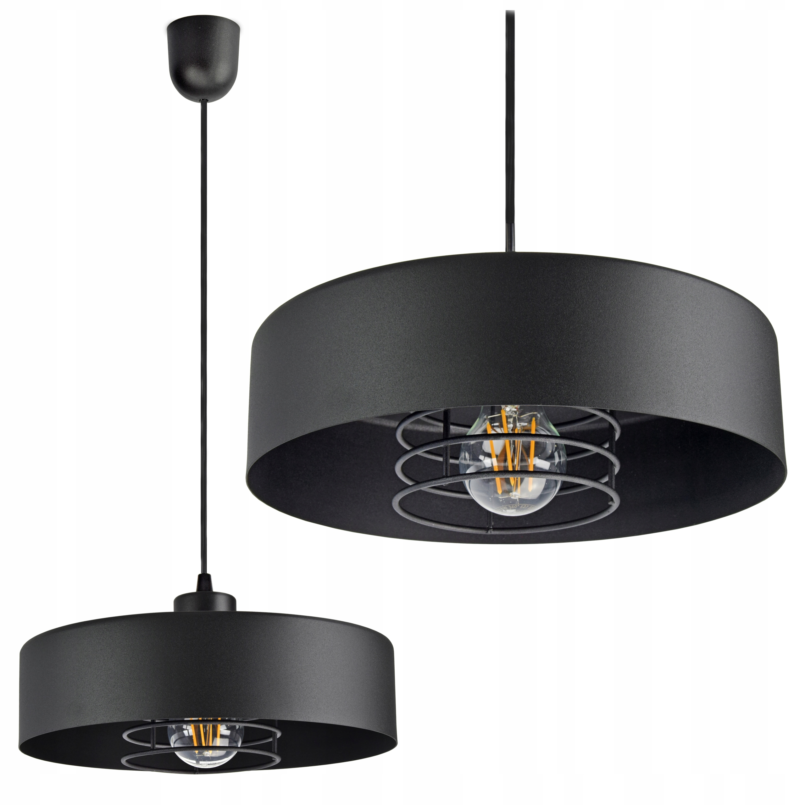 

Lampa Wisząca Sufitowa Żyrandol Plafon Loft Led