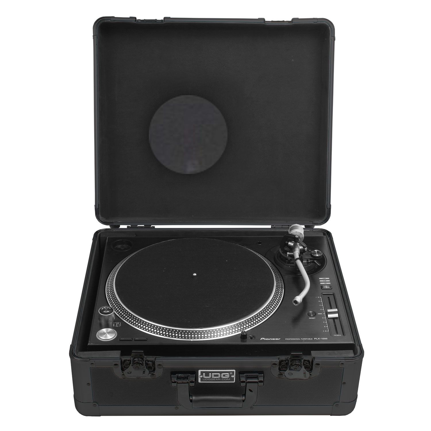 Udg Ultimate Pick Foam Flight Case Multi Format Turntable Black Truhlica