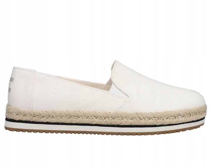 Toms Bílé Zasouvací Espadrilky Hladké Léto 43,5 6GA