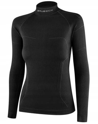 Brubeck Cooler Ls Lady Black Dámska Termoaktívna Košeľa S
