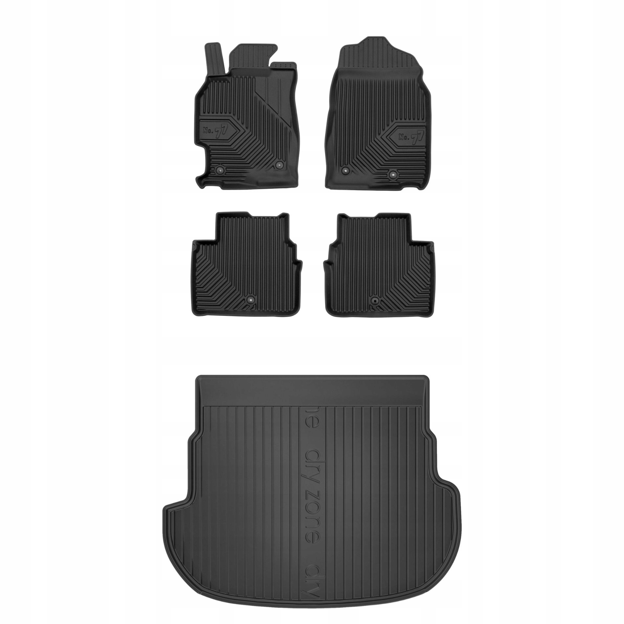 Sada gumových kobercov a rohoží pre Mazda 6 II 07-12