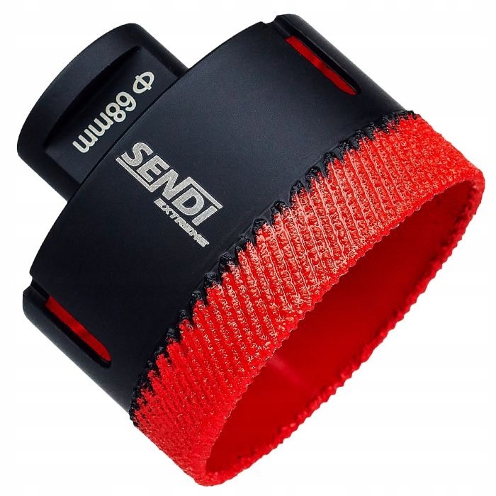 Otwornica diamentowa Sendi Extreme Fi 68 mm do Gresu pod puszki do puszek