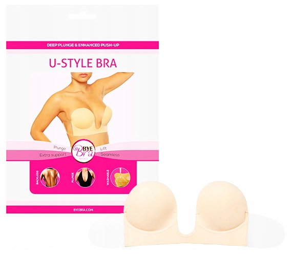 

Bye Bra U-style Bra Cielisty Miseczka A - Biustono