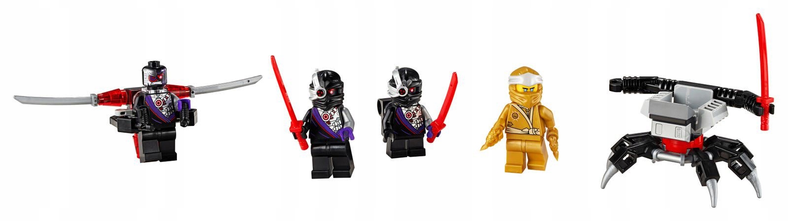 LEGO 40374 ZESTAW AKCESORIÓW I MINIFIGUREK NINJAGO ZŁOTY ZANE NJO589 UNIKAT Marka LEGO