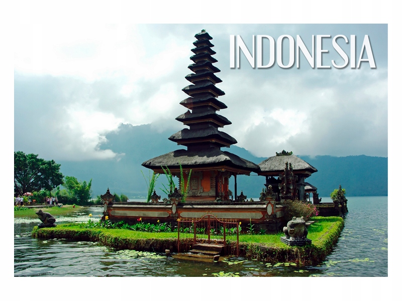 

Indonezja Pura Bratan Bali Magnes na lodówkę