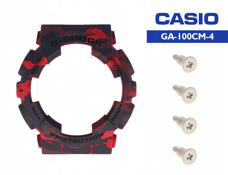 Set Bezel krytka obálky Casio GA-100CM GD-120CM a šroub bezla 4 kusy