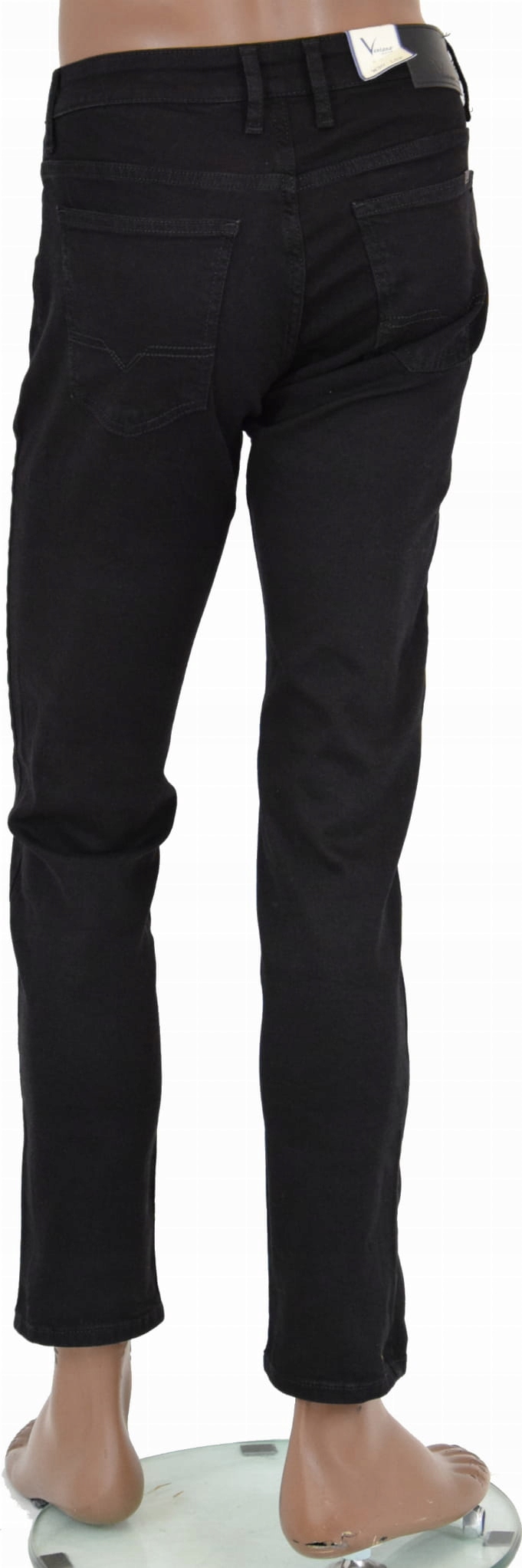 JEANSY MĘSKIE CZARNE VENTANA 970-062 BAWEŁNA + ELASTAN PREMIUM R. 34/32 Rozmiar 34/32