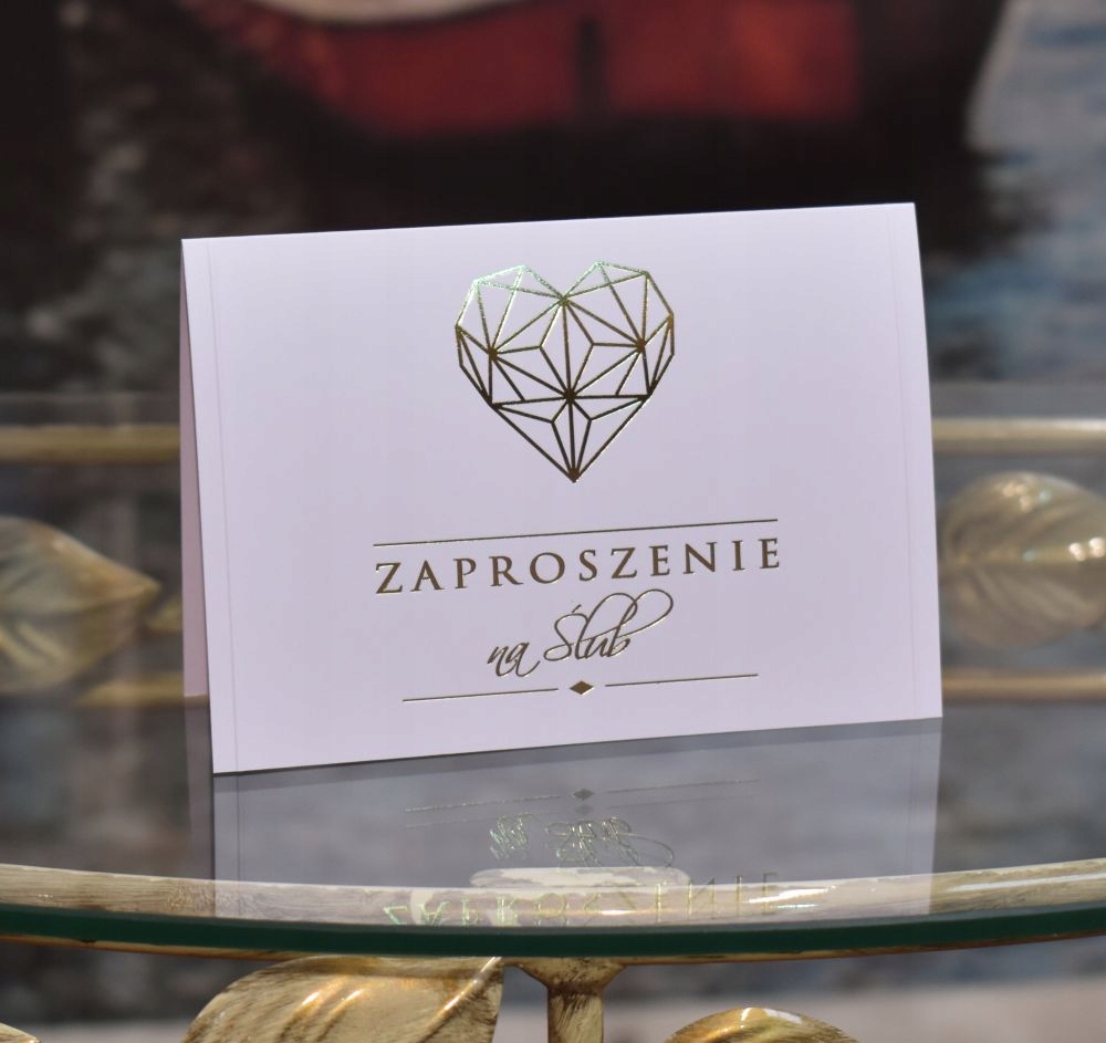 ZAPROSZENIE NA ŚLUB kościelny, cywilny EAN (GTIN) 4184016842253