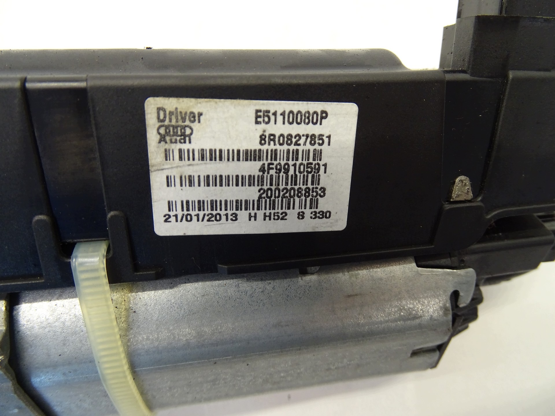damper electrical bonnet boot rear part left AUDI Q5 8 8R0827851B