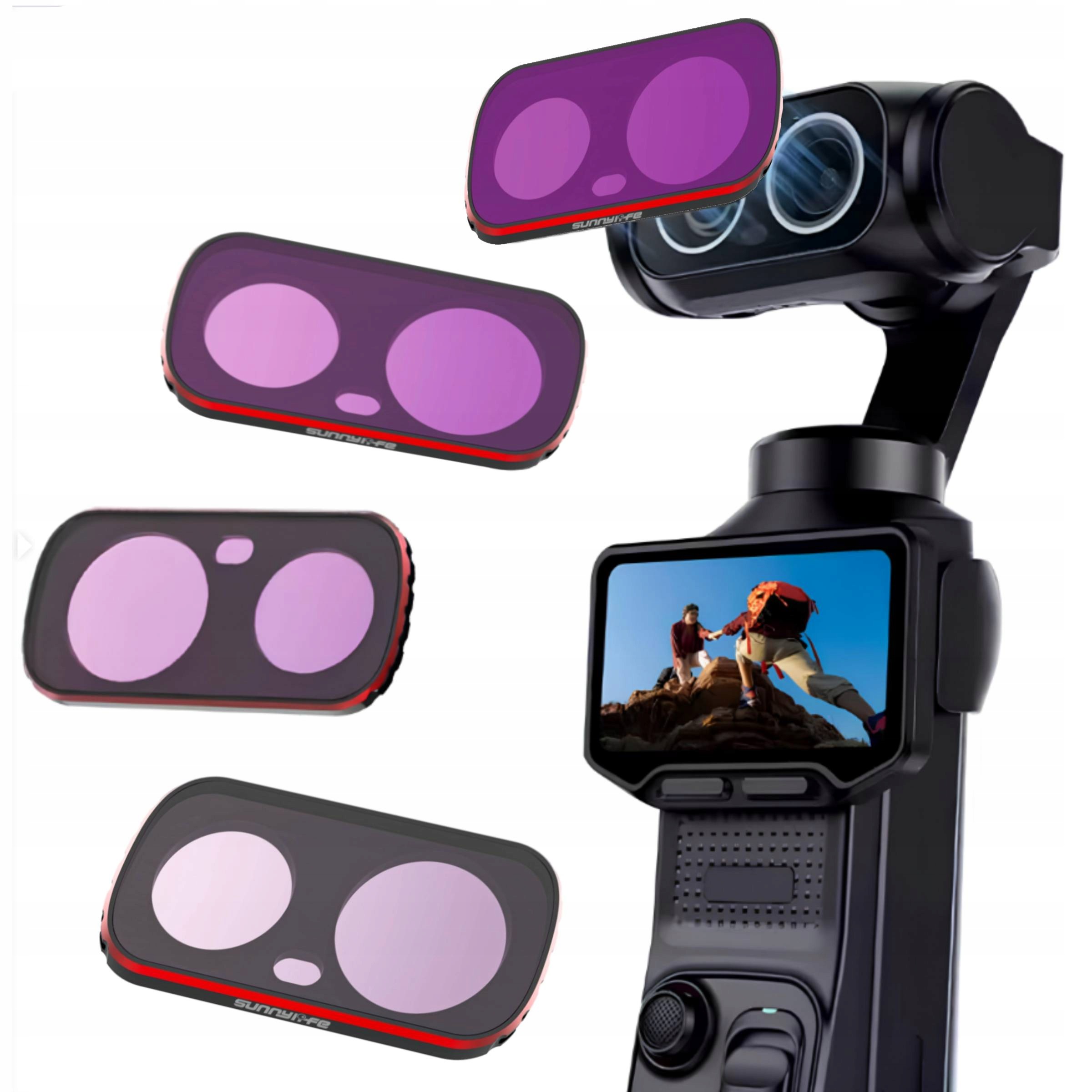 Sada 4 šedých filtrů pro kameru Insta360 Luna Ultra ND8 16 32 64