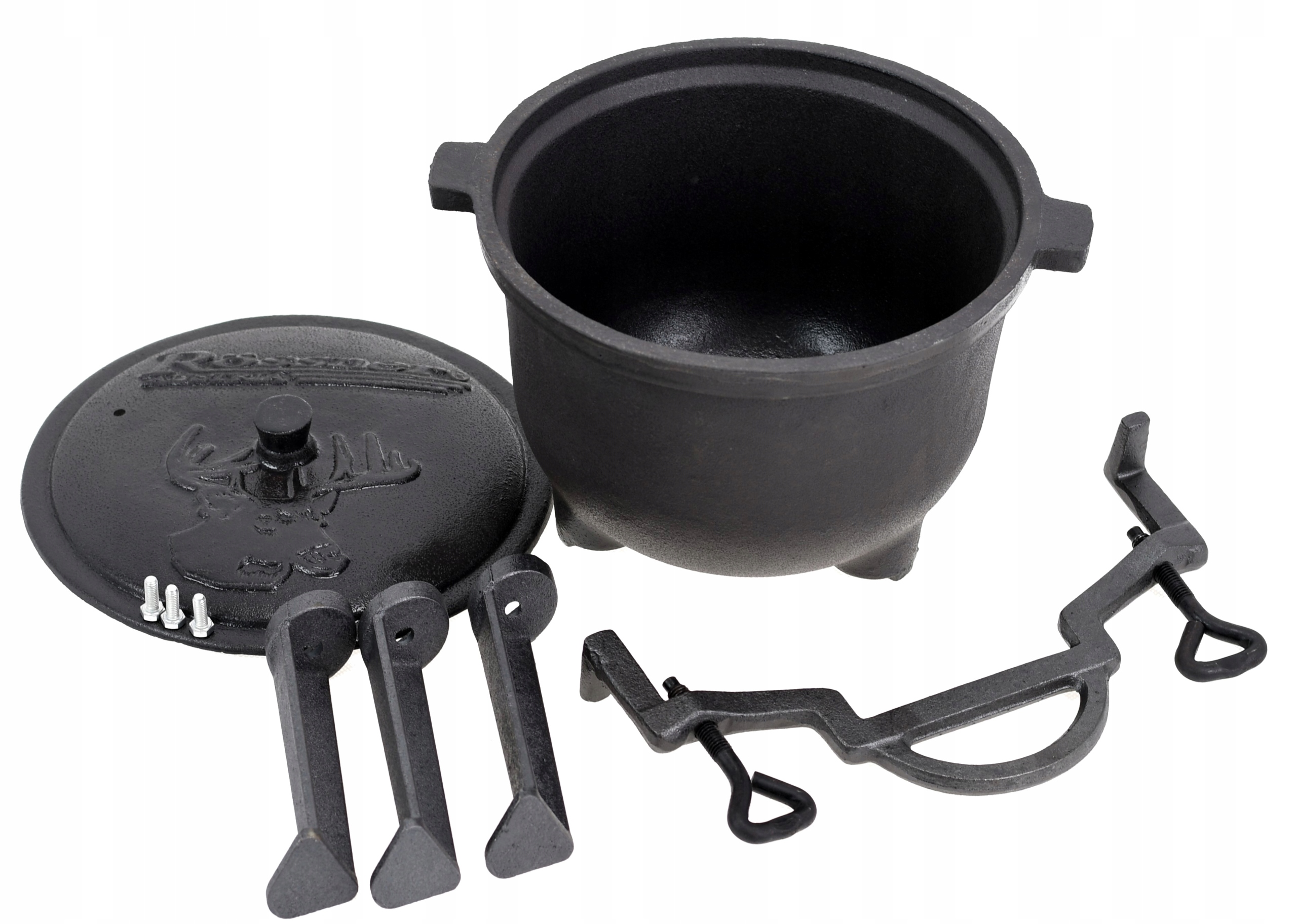 KOCIOŁEK GARNEK ŻELIWNY WĘGIERSKI MYŚLIWSKI 5L Pojemność 5 l