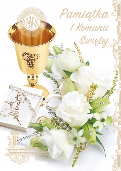 

Pamiątka Pierwszej Komunii Św Karnet Przestrzenny