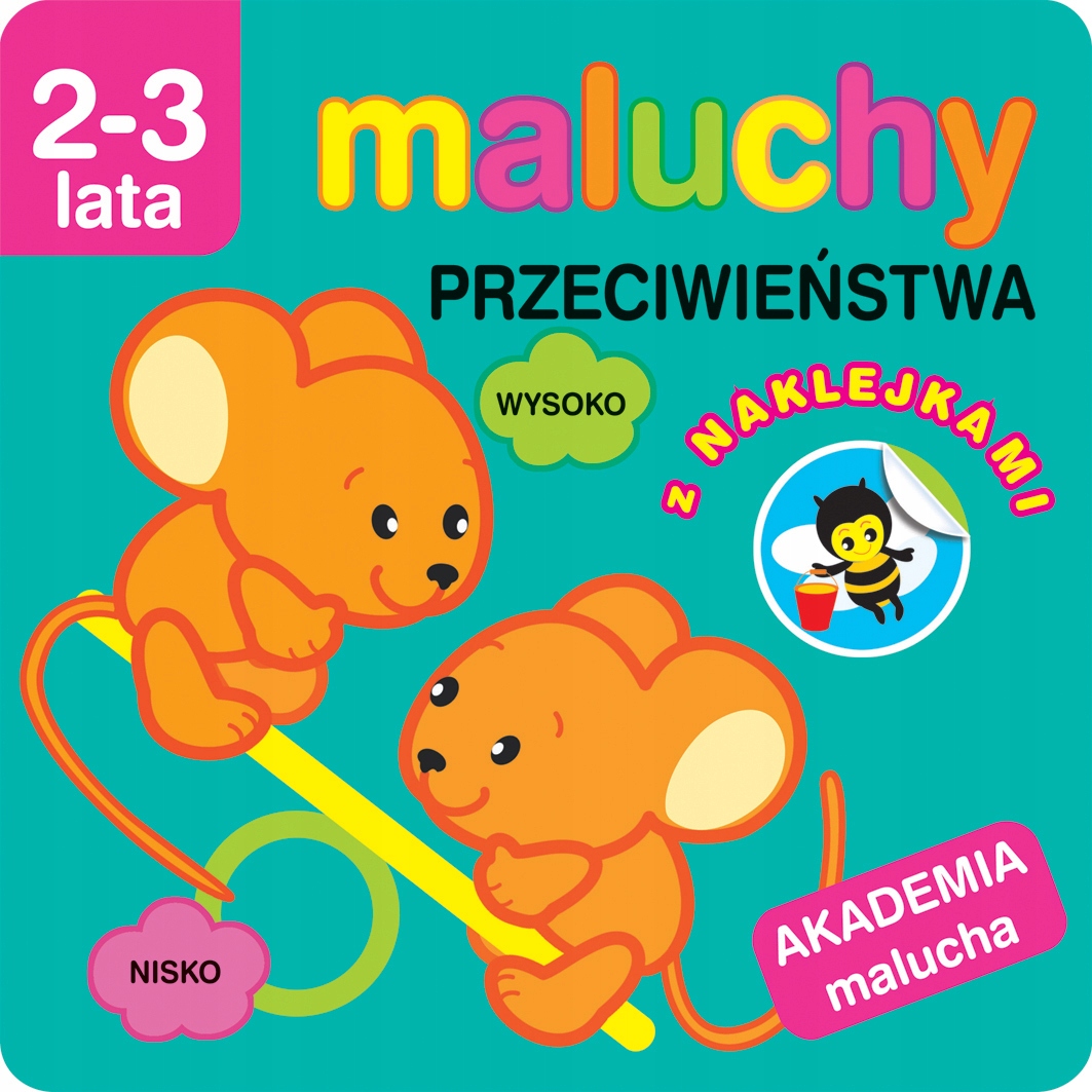 

Maluchy Przeciwieństwa z naklejkami. Akademia