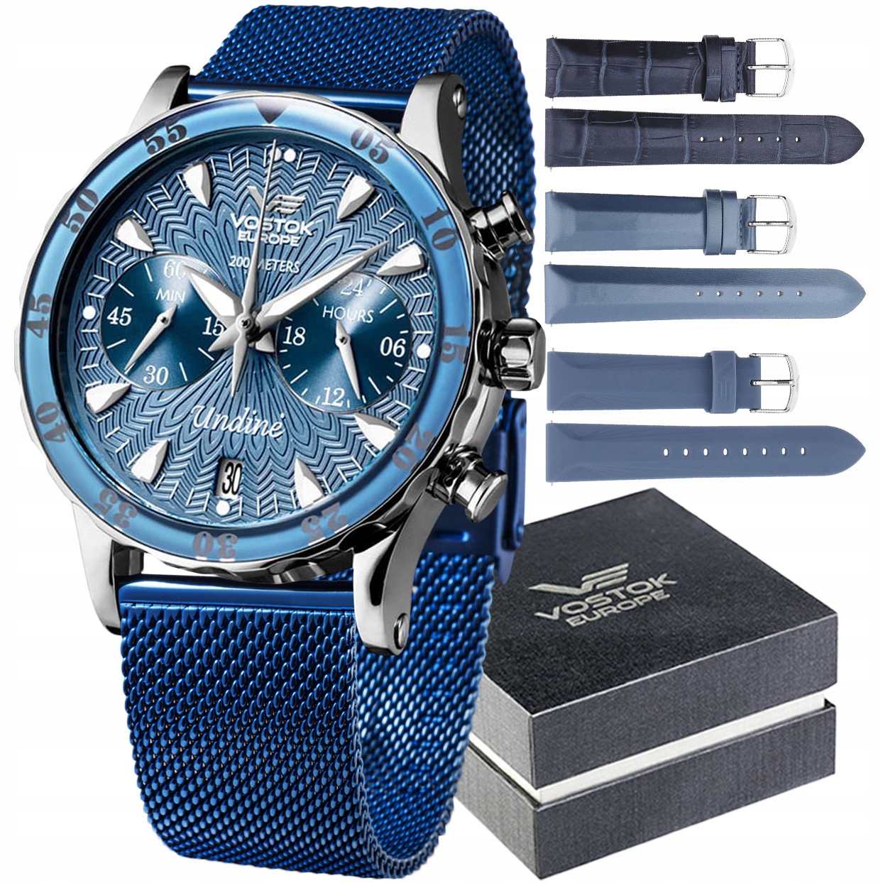 Zegarek Damski Vostok Europe VK64-515A526BBL niebi