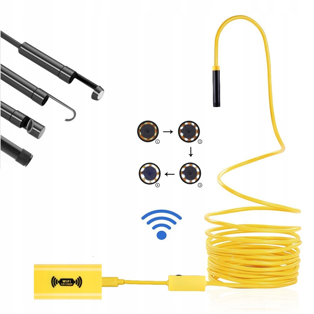 ENDOSKOPOWA KAMERA INSPEKCYJNA 2M HD LED WIFI Mark Other