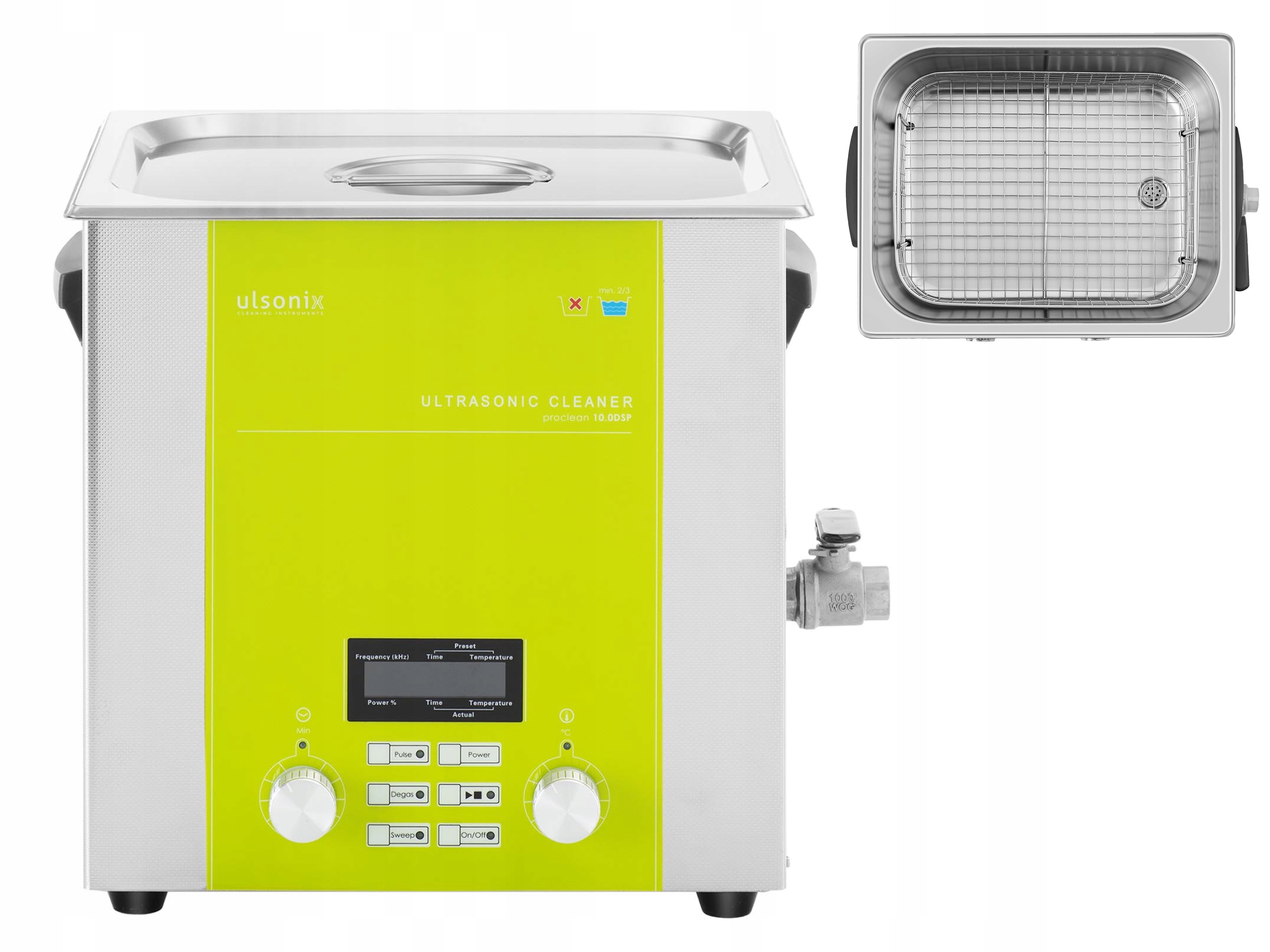 УЛЬТРАЗВУКОВОЙ ОЧИСТИТЕЛЬ 10Л 320В ДСП С ДЕГАЗАЦИЕЙ