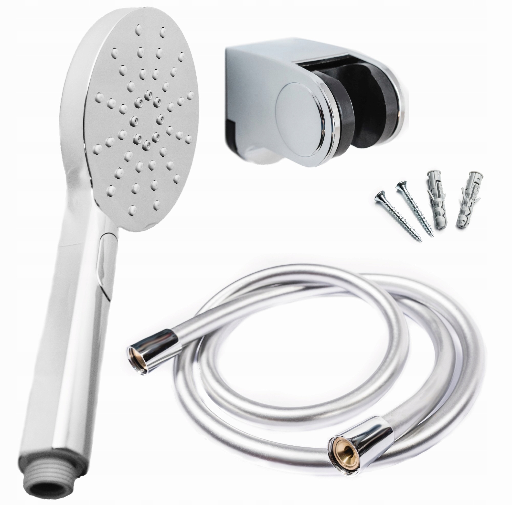 ZESTAW PRYSZNICOWY SŁUCHAWKA 2F + WĄŻ FLEX + UCHWYT