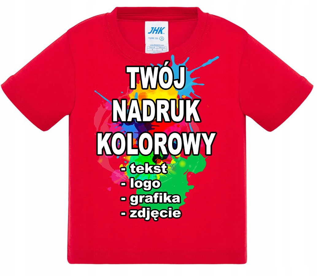 

Koszulka Niemowlęca Z Własnym Nadrukiem 92