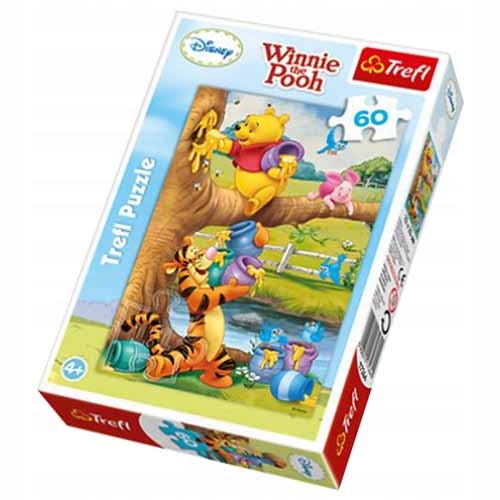 Puzzle 60el. KUBUŚ PUCHATEK Układanka dla Dzieci 4+ Winnie the Pooh Liczba elementów 60