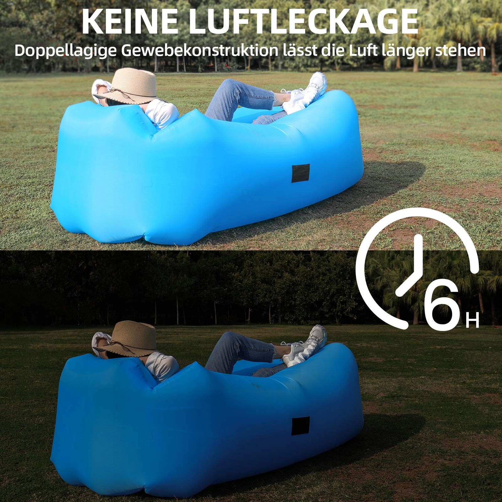 Anglink Dmuchana Sofa Kanapa Kempingowa Materac — miniatura 6