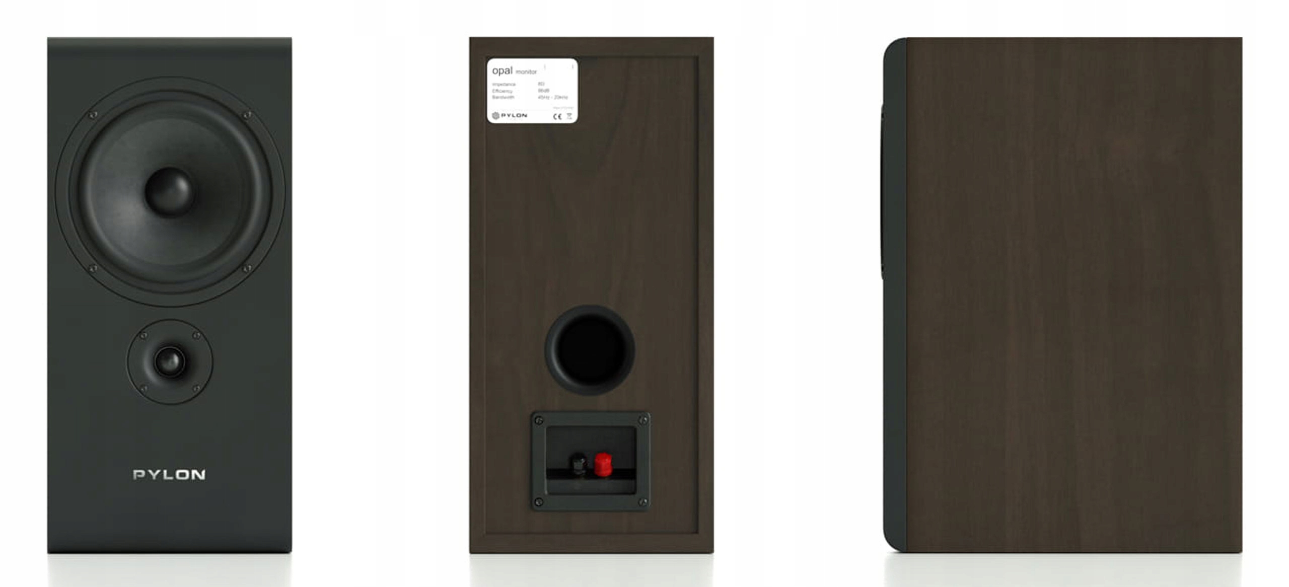 PYLON AUDIO OPAL MONITOR KOLUMNY+MASKOWNICE GRATIS Kolor wenge