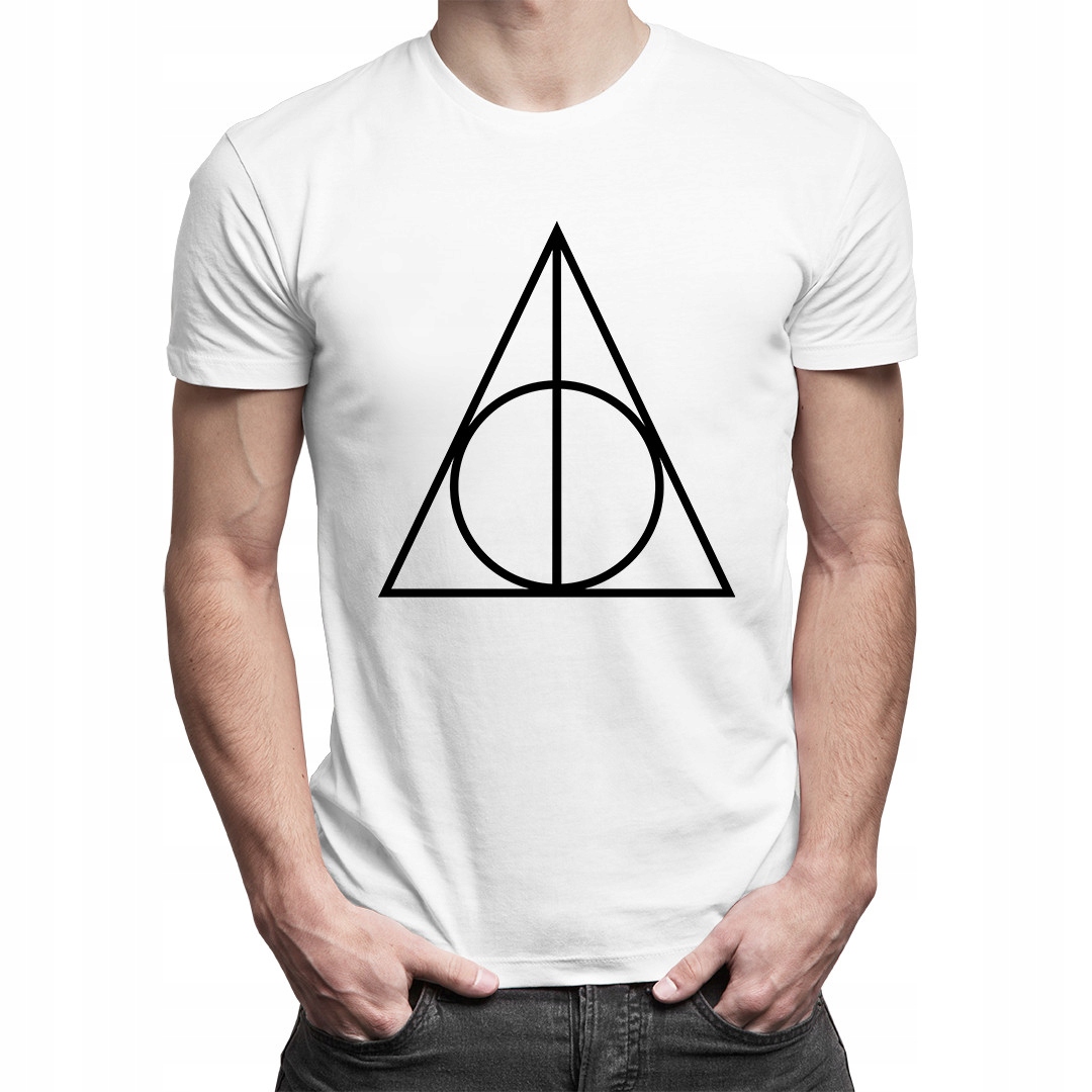 

Deathly Hallows - koszulka z nadrukiem dla niego