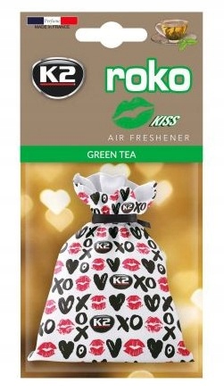 K2 ROKO ZAPACH SAMOCHODOWY WORECZEK GREEN TEA 25G