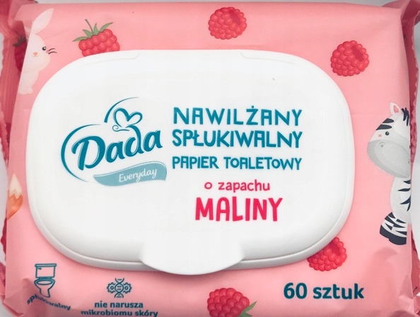 

Papier toaletowy nawilżony zapachowy Dada 60 szt.