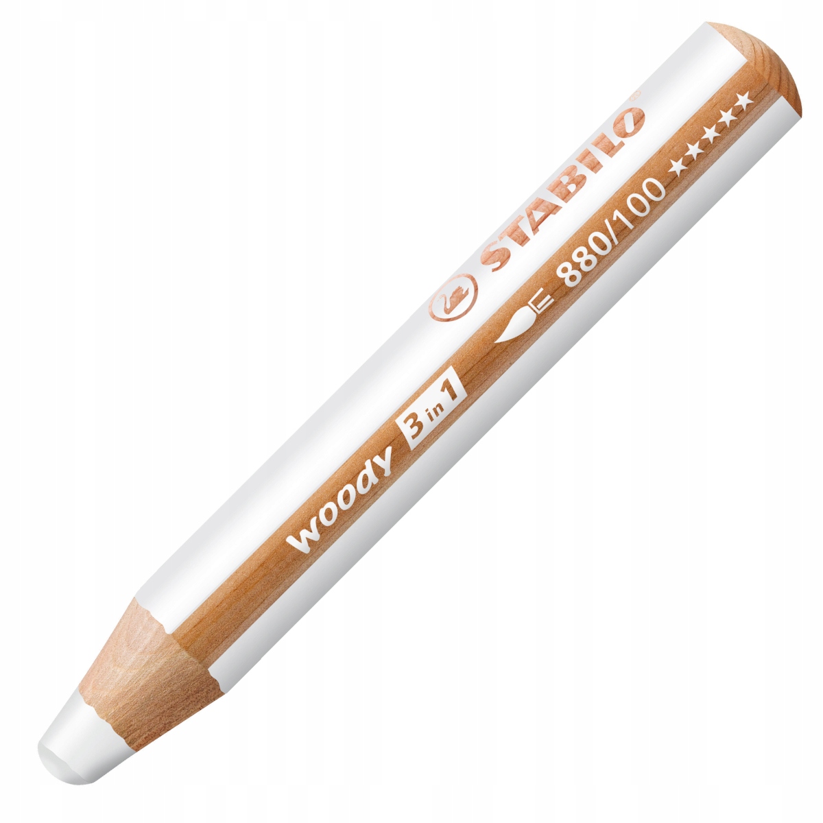 

Kredka Gruba XXL Stabilo Woody 3w1 Biała