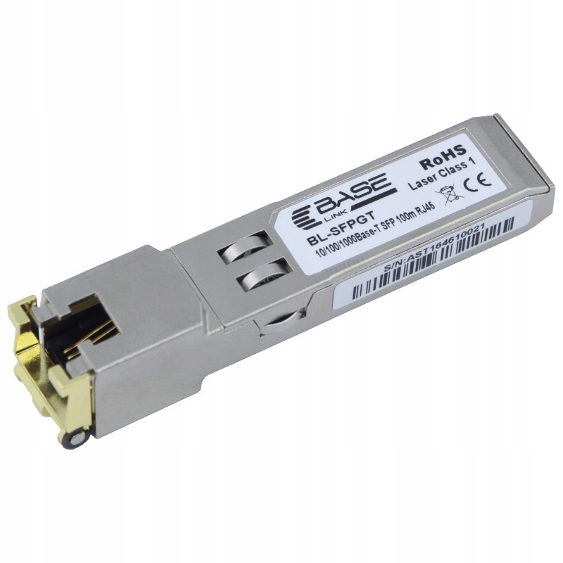 Wkładka Moduł Gibic SFP RJ-45 RJ45 10/100/1000Mb/s